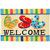 Jelly Bean Flip Flops Welcome Floor Accent Rug
