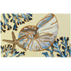 Homefires La Playa Nautilus Sea Shell Accent Rug