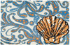 Homefires Coastal Dream Scallop Shell Accent Rug