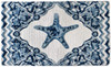 Homefires Vintage Blue Starfish Accent Rug