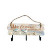 Welcome To The Beach Wall Hook Sign