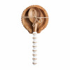 Mud Pie Wood Beaded Spoon Rest & Spoon