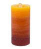 Ombre Sunset Water Wick Fountain LED Candle With Remote  