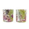 Tropical Flamingo Motif Votive Candle Set of 2