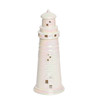 Mother Of Pearl Ceramic Lighthouse Figurine