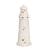 Mother Of Pearl Ceramic Lighthouse Figurine