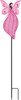Sunset Vista Tall Pink Fairy Garden Stake Solar Light  