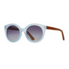 Blue Planet Ellyn Polarized Walnut Wood Sunglasses