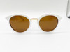 Blue Planet Lucca White and Gold Polarized Sunglasses  