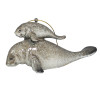 Baby and Mom Manatee Christmas Tree Ornament