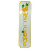 Pineapple Welcome Large Metal Door Wall Sign