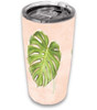 Palm Leaf Paradise Stainless Steel Tumbler With Lid
