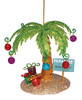 Cape Shore Decorated Glitter Christmas Palm Tree Ornament or Stand Alone