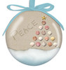 Cape Shore Peace Beach Sea Shell Christmas Tree Ball Ornament