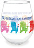 Cape Shore Toes In The Sand Stemless Wine Glass 