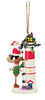 Cape Shore Santa & Moose Decorating A Lighthouse Christmas Tree Ornament