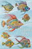 Thankful Tropical Fishes Thank You Card