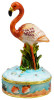 Flamingo Under The Sea Jeweled Trinket Box