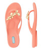 Oka-B Kona Gold Flower Flip Flop Sandals