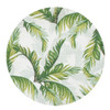 Palm Fronds Cove Braided Round Placemat
