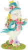 Mark Roberts Jeweled White Rabbit With A Basket Of Chicks Figurine