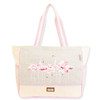 Sun N Sand Artistic Flamingos Canvas Tote Bag