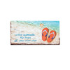 Seaside Flip Flop Hanging Sign