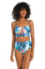 La Blanca Coastal Palms Bandeau Midkini Swim Top