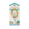 Jilzarah Beach House Charm Bead Wrist Bracelet Key Ring Keychain 