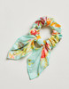 Spartina 449 Queenie Sea Foam Tropical Floral Scrunchie  