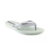 Ipanema Bossa Pearly Silver Flip Flops