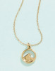 Spartina 449 Atlantic Ocean Wave Gold Chain Necklace