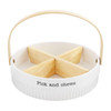 Mud Pie Pick and Chews Divided Server Dish