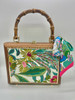 Darling & Company Room With A View Two Sided Tropical Floral Handbag