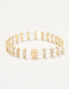 Spartina 449 Tila Gold Sparkle and Clear Stretch Bracelet