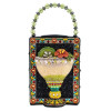 Mary Frances Lime On The Side Margarita Top Handle Purse Hand Bag