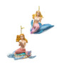 Kurt Adler Under The Sea Mermaids Riding Sealife Ornaments
