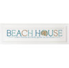 Friends & Family Gather By The Shore Beach House Large Wood Wall Sign