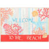 Olivia's Home Welcome To The Beach Ultra Thin Accent Rug