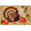 Olivia's Home Rustic Coastal Turkey Fall Ultra Thin Accent Rug