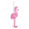 Gallerie II Bright Pink Real Feather Flamingo Ornament  