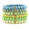 Jilzarah Revenier Lush Collection Bead Stack Bracelet