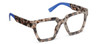 Peepers Sterling Focus Oversized Gray Tortoise Blue Readers