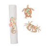 C & F St Tropez Turtle Crab Seahorse Napkin Ring Set of 3