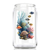 One Brilliant Gift Color Printed Fish Under The Sea Pint Glass Can