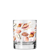 One Brilliant Gift Color Printed Seashells Rock Glass
