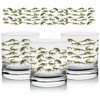 One Brilliant Gift Color Printed Mini Alligators Rock Glass