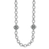 Brighton Interlok Knot Link Silver Chain Necklace