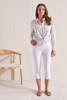 Tribal Flatten-It® Pull-On Slit Round Hem Capri Pants