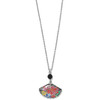 Brighton Kyoto In Bloom Fan Pendant Petite Necklace